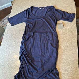 ATHLETA Seeker Tee dress NWT. Blue, size medium